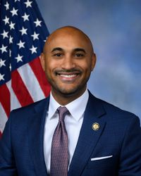Shomari Figures — Democratic U.S. Representative for Alabama's 2nd Congressional District (official headshot) Shomari Figures — Democratic U.S. Representative for Alabama's 2nd Congressional District (official headshot)