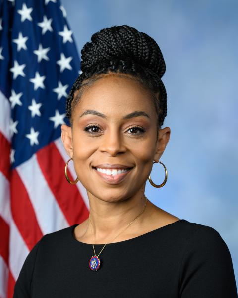 Shontel Brown — Democratic U.S. Representative for Ohio's 11th Congressional District (official headshot)