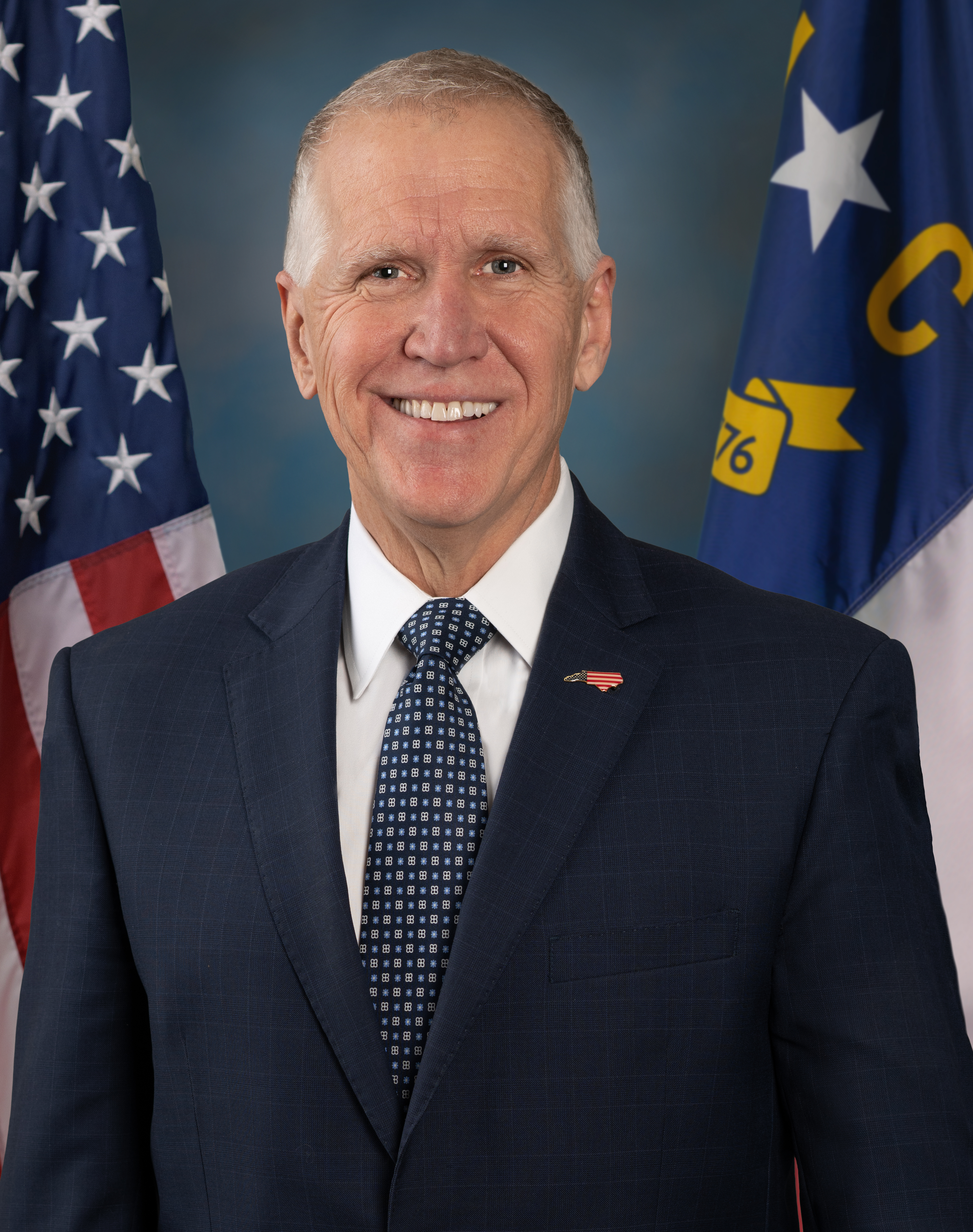 Thom Tillis — Republican U.S. Senator from North Carolina (official headshot)