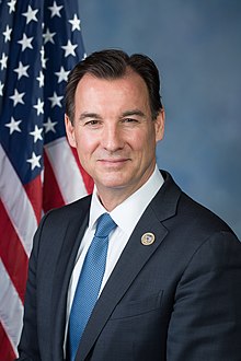 Thomas Suozzi — Democratic U.S. Representative for New York's 3rd Congressional District (official headshot) Thomas Suozzi — Democratic U.S. Representative for New York's 3rd Congressional District (official headshot)