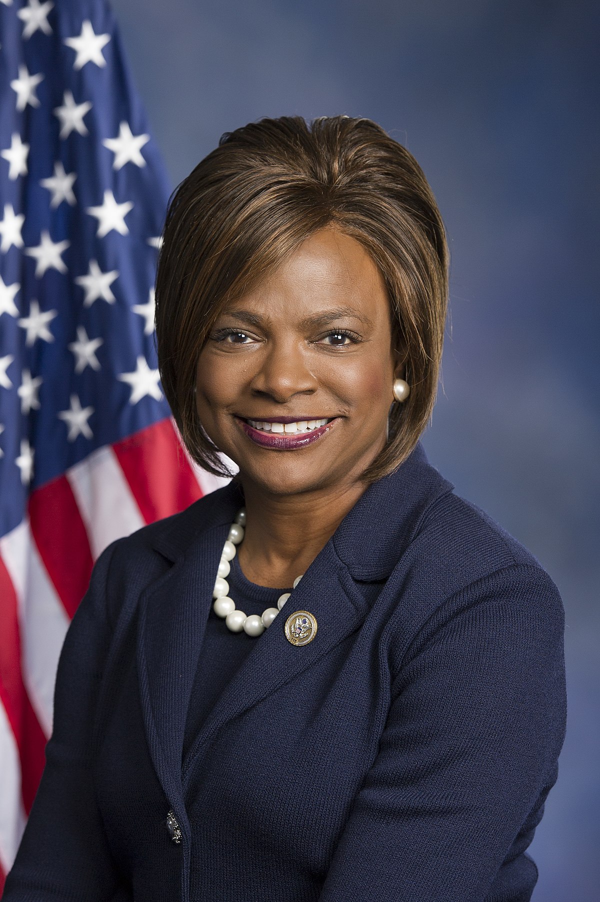 Val Demings — Democratic U.S. Representative for Florida's 10th Congressional District (official headshot) Val Demings — Democratic U.S. Representative for Florida's 10th Congressional District (official headshot)