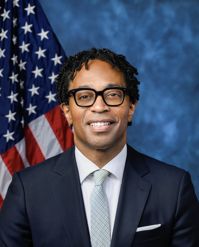 Wesley Bell — Democratic U.S. Representative for Missouri's 1st Congressional District (official headshot) Wesley Bell — Democratic U.S. Representative for Missouri's 1st Congressional District (official headshot)