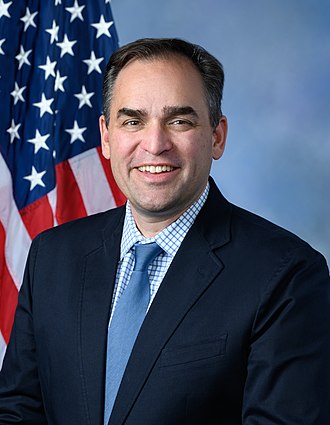 Wiley Nickel — Democratic U.S. Representative for North Carolina's 13th Congressional District (official headshot)